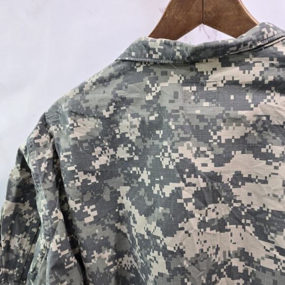 Military Jacket Mens Large Reg Digital Camo Desert Top Shirt Air Force Army 7714 - Picture 6 of 10